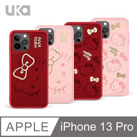 UKA 優加iPhone 13 Pro (6.1吋)三麗鷗輕奢鎏金系列手機殼-4款