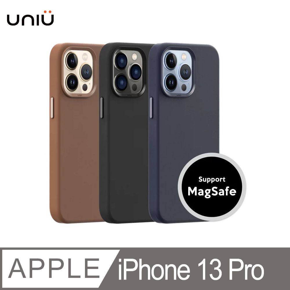 UNIU iPhone 13 Pro | CUERO MAX 磁吸防刮真皮防摔殼 MagSafe