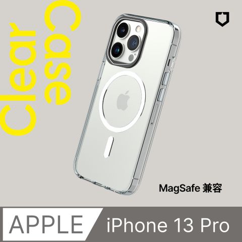 RHINOSHIELD 犀牛盾 iPhone 13 Pro (6.1吋) Clear(MagSafe 兼容)超強磁吸透明防摔手機殼(抗黃終生保固)