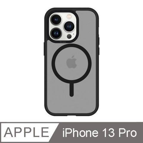 TOYSELECT 拓伊生活 iPhone 13 Pro 6.1吋 BLAC Aurora極光霧透 MagSafe iPhone手機殼 靜謐黑