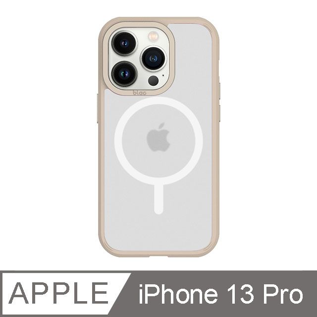 TOYSELECT 拓伊生活 iPhone 13 Pro 6.1吋 BLAC Aurora極光霧透 MagSafe iPhone手機殼 燕麥奶