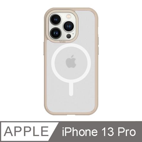 TOYSELECT 拓伊生活 iPhone 13 Pro 6.1吋 BLAC Aurora極光霧透 MagSafe iPhone手機殼 燕麥奶