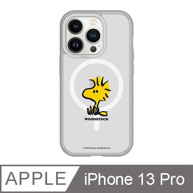 TOYSELECT 拓伊生活 iPhone 13 Pro 6.1吋 SNOOPY史努比 經典胡士托極光霧透MagSafe iPhone手機殼