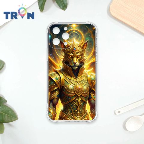 TRON IPhone 13 PRO 身披金甲的貓 四角防摔殼 手機殼