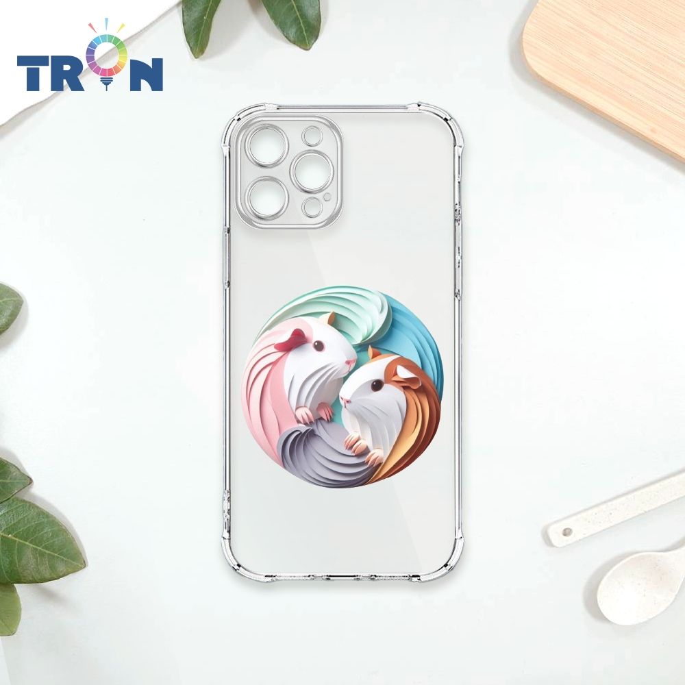  TRON IPhone 13 PRO 可愛紙雕天竺鼠 四角防摔殼 手機殼