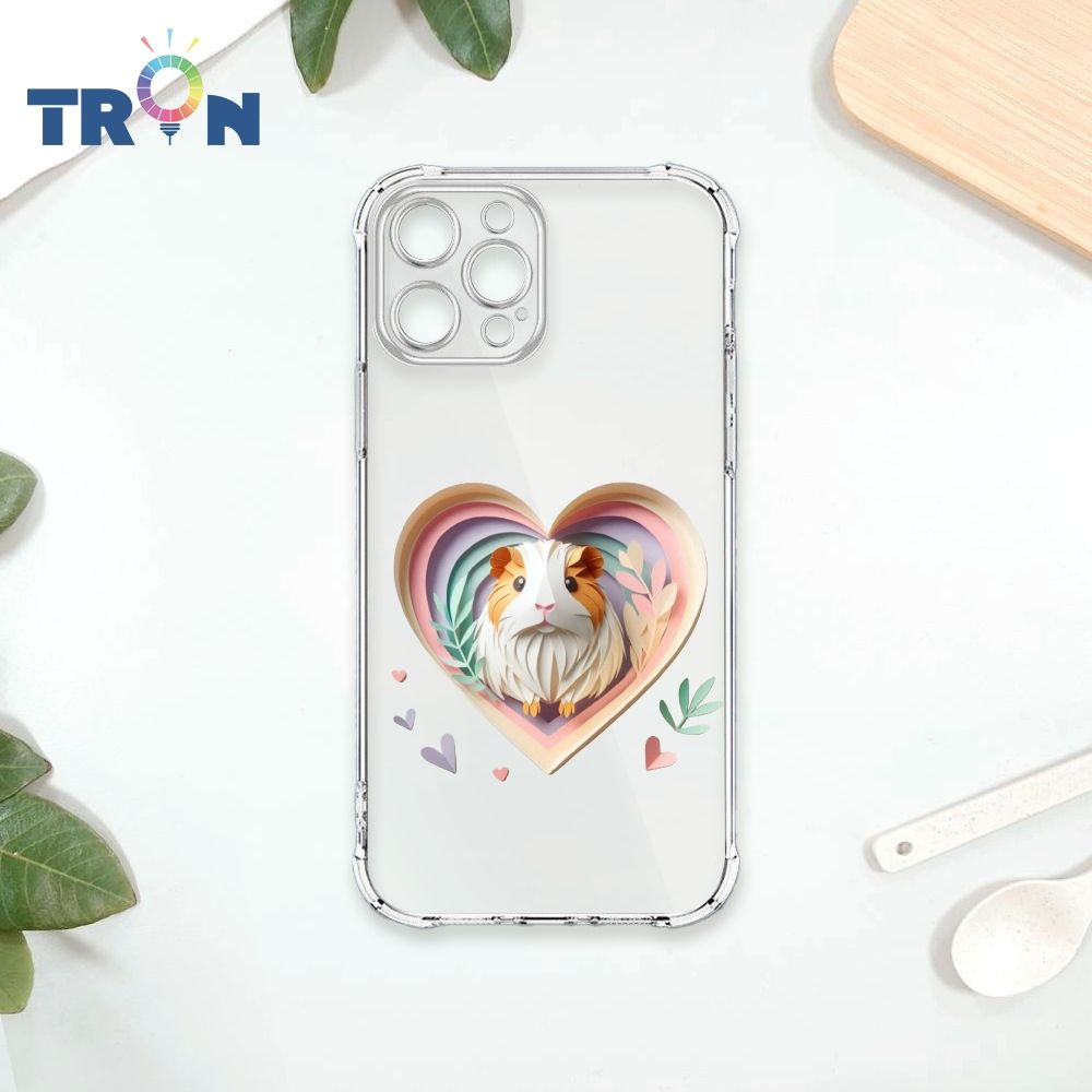  TRON IPhone 13 PRO 可愛紙雕天竺鼠 四角防摔殼 手機殼