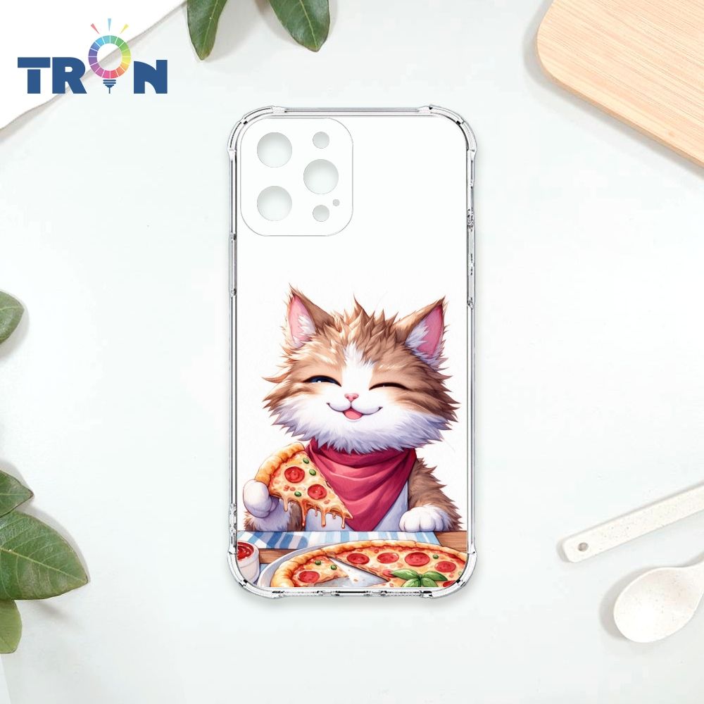  TRON IPhone 13 PRO 貓咪美食評鑑家 四角防摔殼 手機殼