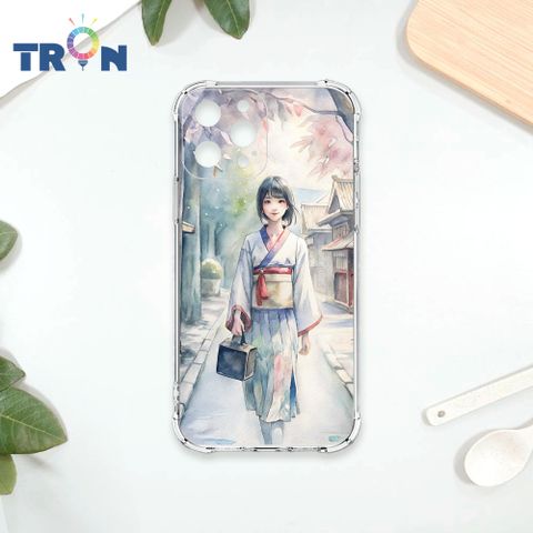 TRON IPhone 13 PRO 水彩少女 四角防摔殼 手機殼