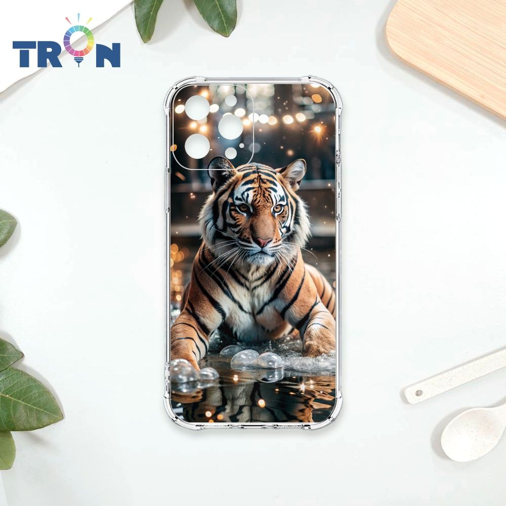  TRON IPhone 13 PRO 湖面上的動物們 四角防摔殼 手機殼