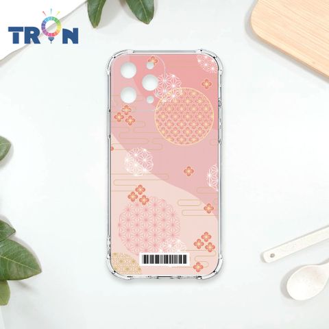 TRON IPhone 13 PRO 日系和風圓點散花系列  載具 四角防摔殼 手機殼