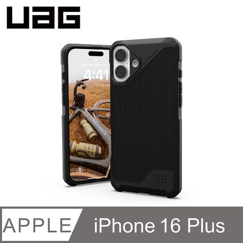 UAG iPhone 16 Plus 磁吸耐衝擊都會保護殼-軍用黑