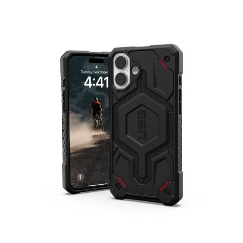 UAG iPhone 16 Plus 磁吸頂級(特仕)版耐衝擊保護殼-軍用黑