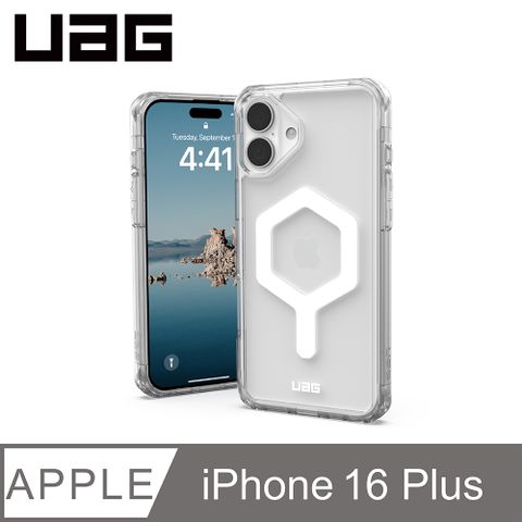 UAG iPhone 16 Plus 磁吸耐衝擊全透保護殼-極透明