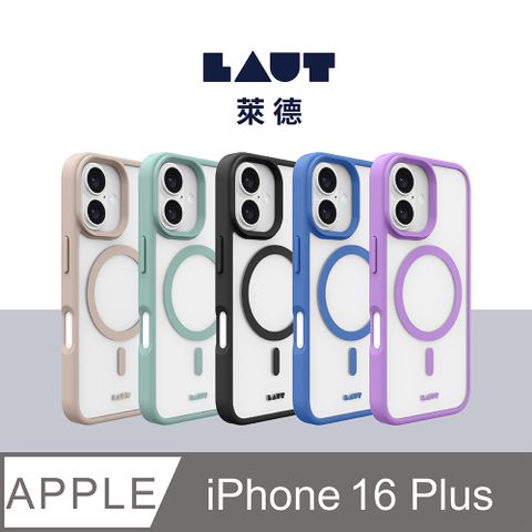 LAUT 萊德 iPhone 16 Plus 磁吸簡約耐衝擊保護殼