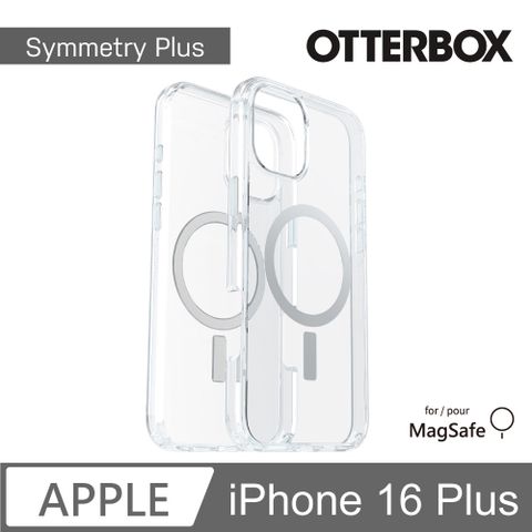 OTTERBOX iPhone 16 Plus 6.7吋 Symmetry Plus 炫彩幾何保護殼-透(支援MagSafe)