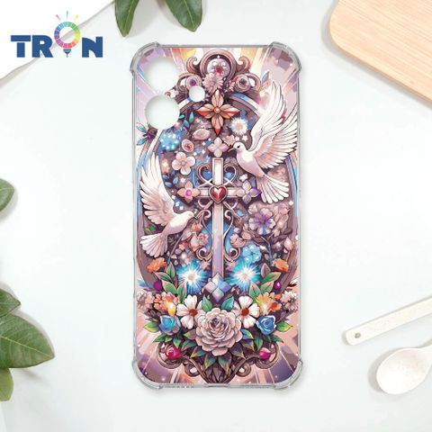 TRON IPhone 16 PLUS 十字架華麗金光閃閃 四角防摔殼 手機殼