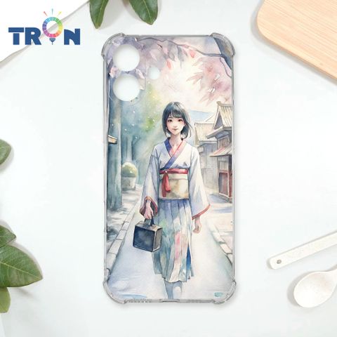 TRON IPhone 16 PLUS 水彩少女 四角防摔殼 手機殼