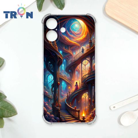 TRON IPhone 16 PLUS 樓梯與少女 四角防摔殼 手機殼