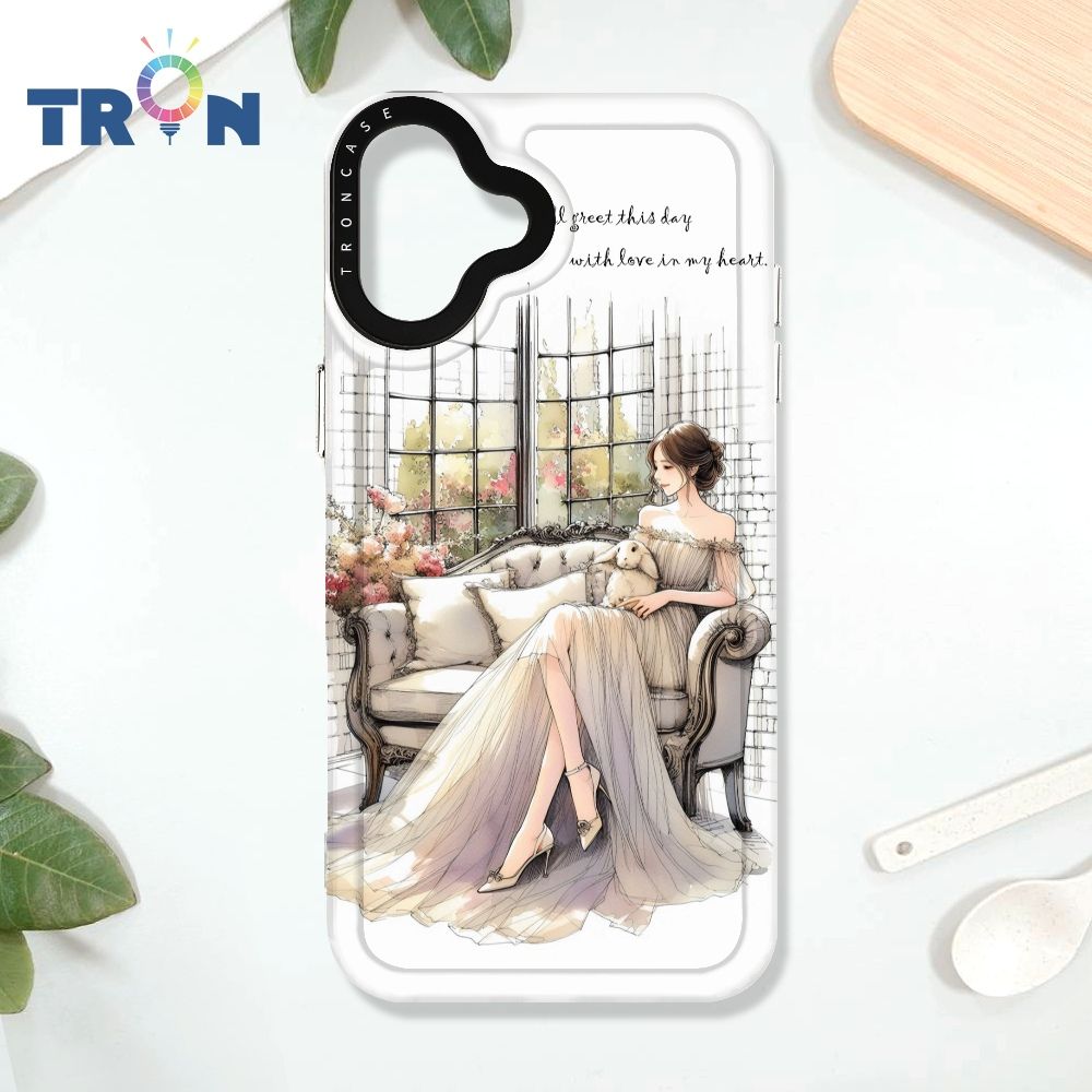  TRON iPhone 16 PLUS 優雅的女人 太空殼 透黑款 手機殼