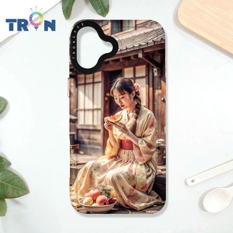 TRON iPhone 16 PLUS 吃瓜少女 太空殼 透白款 手機殼