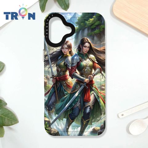 TRON iPhone 16 PLUS 對決少女 太空殼 透白款 手機殼