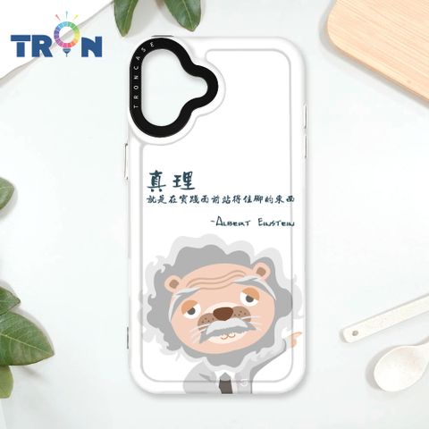 TRON IPhone 16 PLUS 動物偉人系列 太空殼 透黑款 手機殼