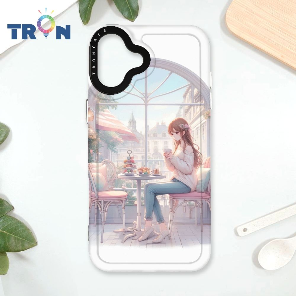  TRON IPhone 16 PLUS 夢幻的店鋪 太空殼 透黑款 手機殼