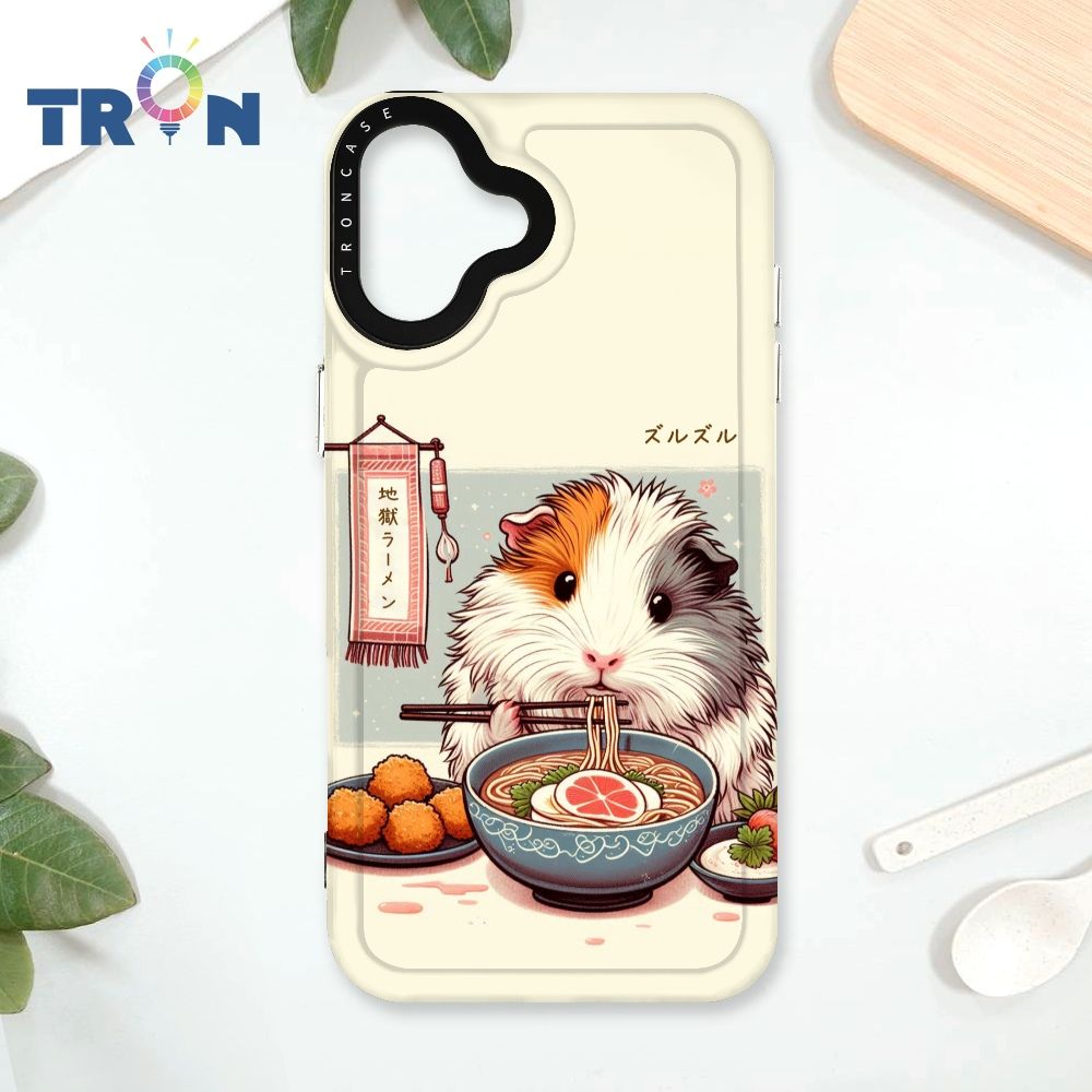  TRON IPhone 16 PLUS 萌一番拉麵屋 太空殼 透黑款 手機殼