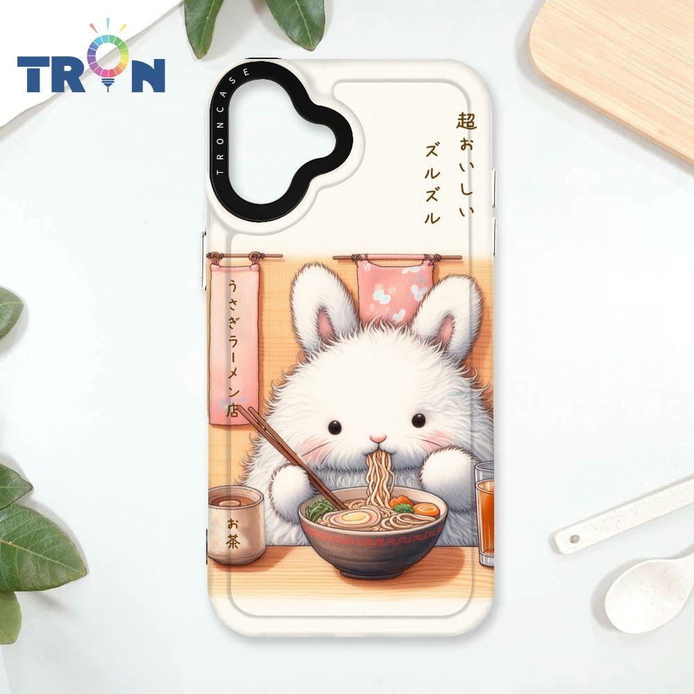  TRON IPhone 16 PLUS 萌一番拉麵屋 太空殼 透黑款 手機殼