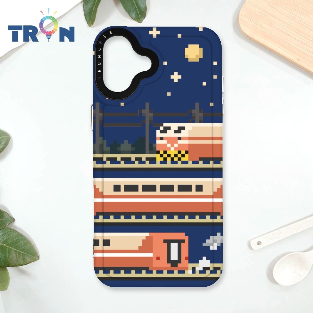  TRON IPhone 16 PLUS 鐵道物語 太空殼 透黑款 手機殼