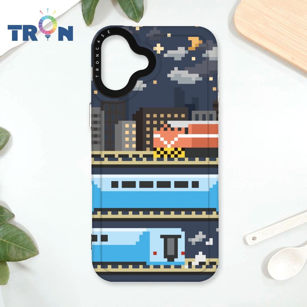  TRON IPhone 16 PLUS 鐵道物語 太空殼 透黑款 手機殼