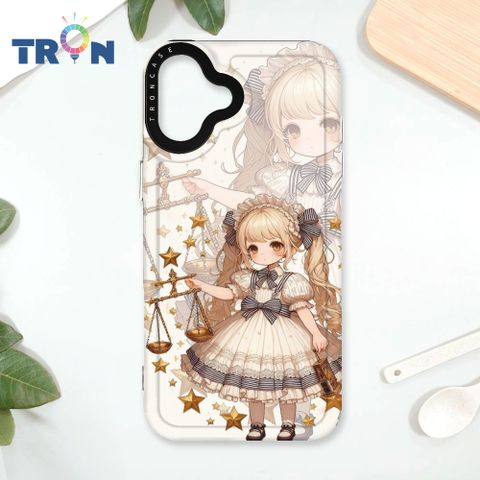 TRON IPhone 16 PLUS 日系可愛小女孩星座系列 太空殼 透黑款 手機殼