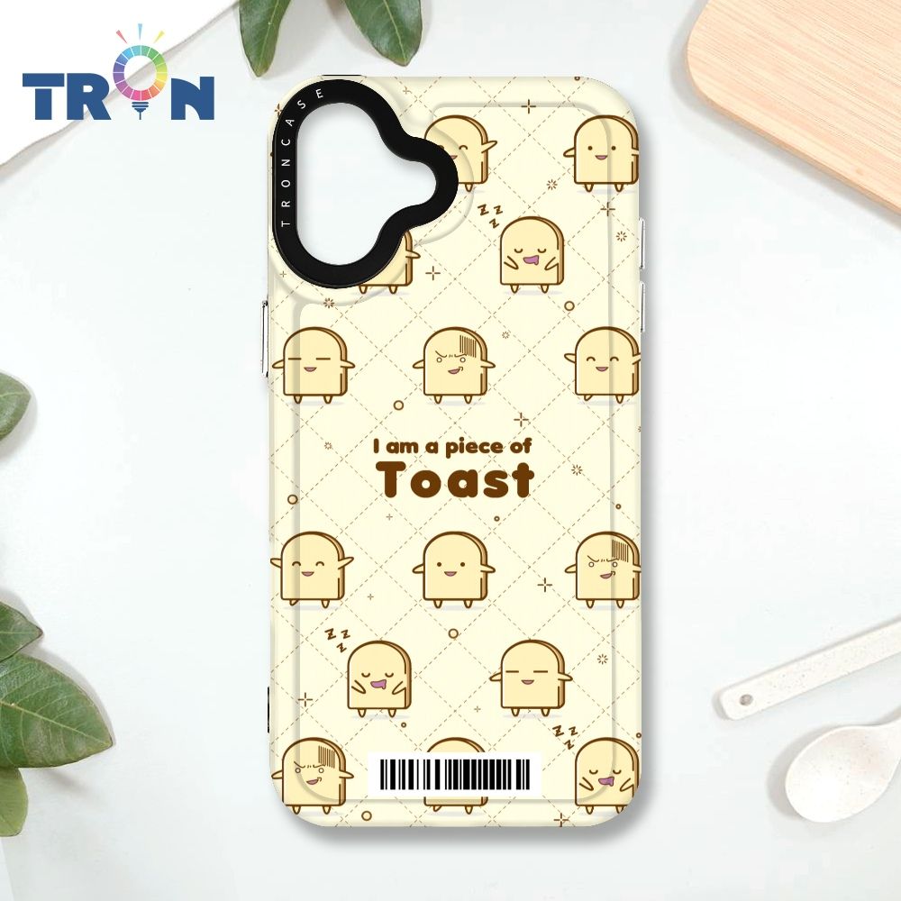  TRON iPhone 16 PLUS 麵包君口味大集合系列  載具 MAGSAFE 磁吸 太空殼 透黑款 手機殼