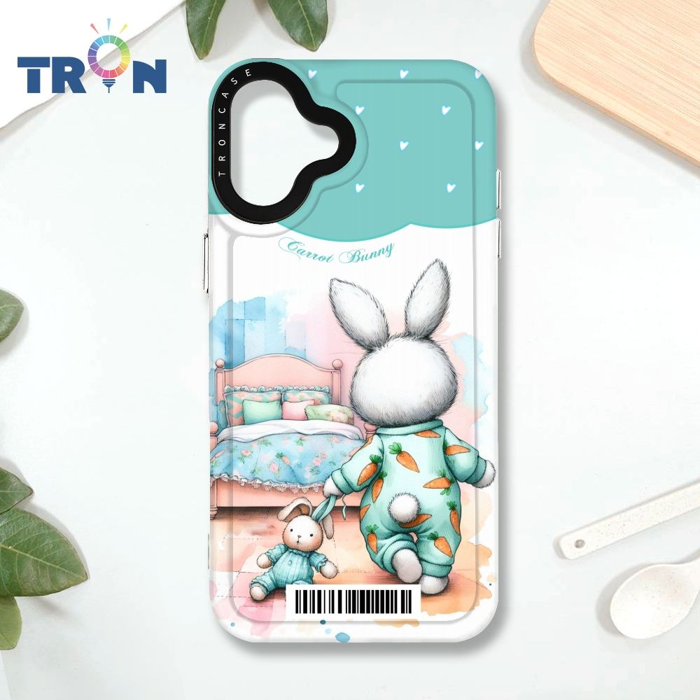  TRON iPhone 16 PLUS 小動物的小被被  載具 MAGSAFE 磁吸 太空殼 透白款 手機殼