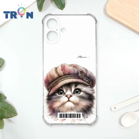 TRON IPhone 16 PLUS 喵的貓咪  載具 四角防摔殼 手機殼