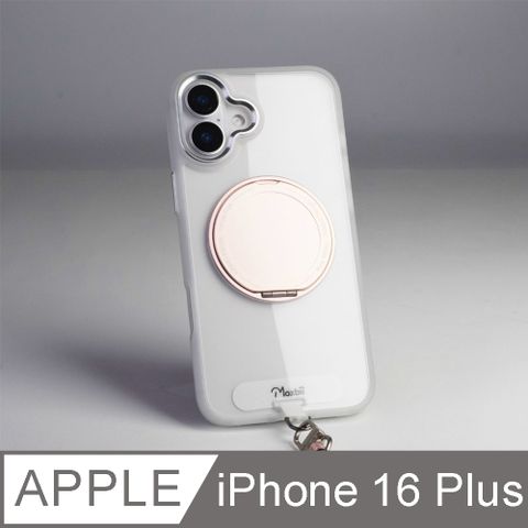 【YOI系列-單鏡無蓋版】For iPhone 16 Plus 旋轉磁吸支架+鏡面+掛片 保護殼