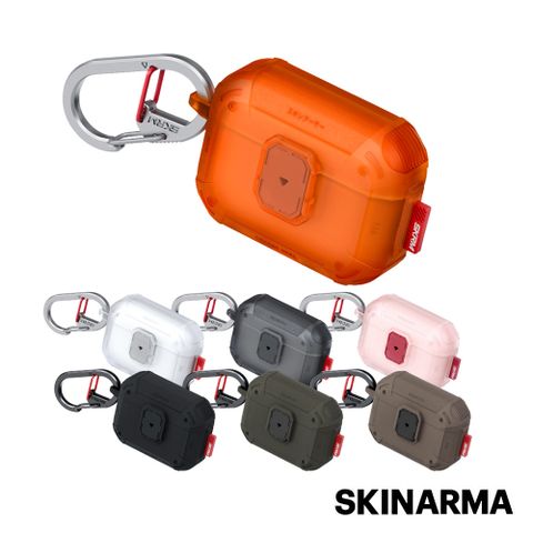 SKINARMA AirPods Pro 3 Mecha LE 未來元素耳機保護套 (附登山扣)