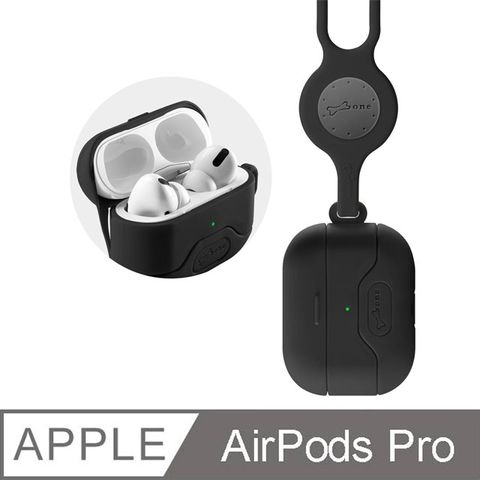 ⇝Bone AirPods Pro 手掛保護套 - 黑色 (矽膠保護殼 I Phone 蘋果手機配件)