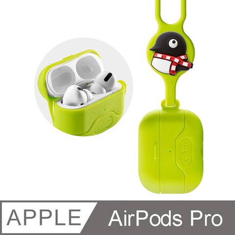 ⇝Bone AirPods Pro 手掛保護套 - 企鵝小丸 (矽膠保護殼 I Phone 蘋果手機配件)