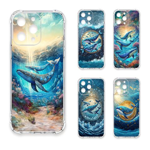 TRON iPhone 17 Pro Max 大海鯨魚系列 四角防摔 軟殼 手機殼