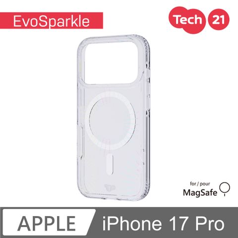 Tech21 iPhone 17 Pro 6.3吋 EvoSparkle 磁吸星閃保護殼-Lunar
