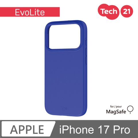 Tech21 iPhone 17 Pro 6.3吋 EvoLite 磁吸輕薄保護殼-藍