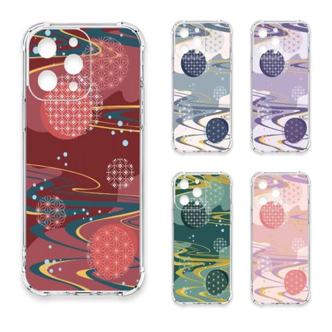 TRON iPhone 17 Pro Max 日系和風圓點星河系列 四角防摔 軟殼 手機殼