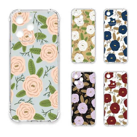 TRON iPhone 17 Pro Max 平塗手繪花D款 四角防摔 軟殼 手機殼