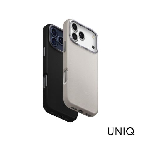UNIQ iPhone 17 Pro / 17 Pro Max  Lyden Magclick 耐刮皮革磁吸保護殼