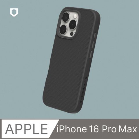 RHINOSHIELD 犀牛盾 iPhone 16 Pro Max (6.9吋) SolidSuit 防摔背蓋手機保護殼-碳纖維紋路