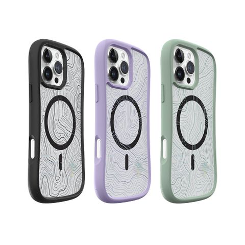 LAUT 萊德 iPhone 16 Pro 磁吸耐衝擊保護殼-地圖款