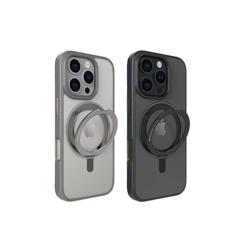 MONOCOZZI iPhone 16 Pro 磁吸金屬360旋轉支架防摔保護殼