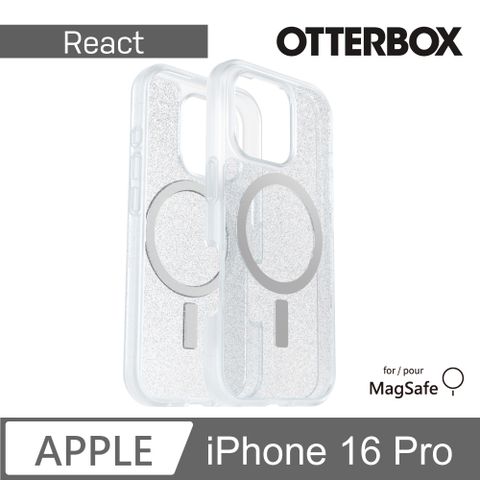 OTTERBOX iPhone 16 Pro 6.3吋 React 輕透防摔殼-星塵(支援MagSafe)