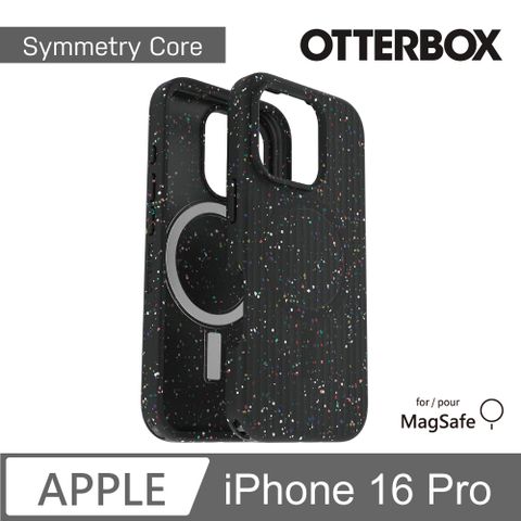 OTTERBOX iPhone 16 Pro 6.3吋 Symmetry Core 炫彩幾何保護殼-午夜黑(支援MagSafe)